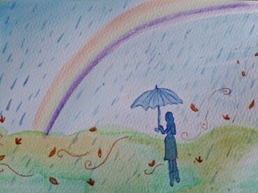 Herfstkaart maken met aquarel